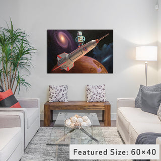 "Rocket Surfer" by Eric Joyner, 18x12x1.5