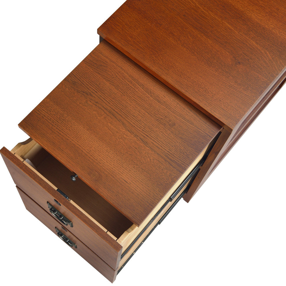 Mission Solid Oak 2-Drawer File Cabinet