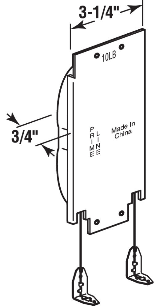 10 lb., Steel, Wood Sash Balance