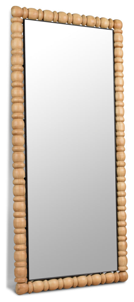 Aubrey Mirror, Natural, 29" W x 2" D x 65" H
