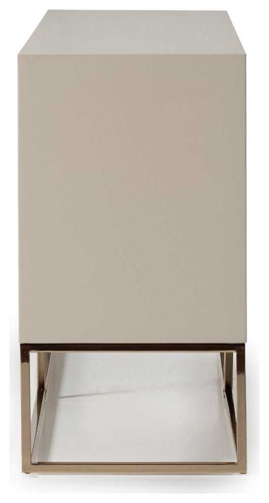 Madison Console, Glistening Gold