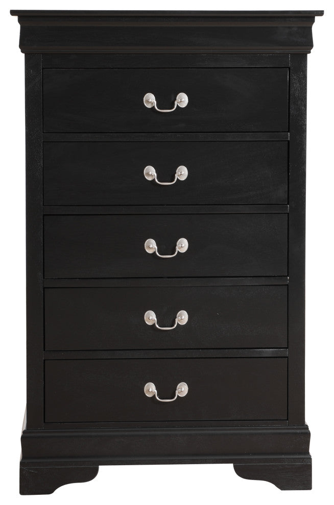 Louis Phillipe Chest, Black