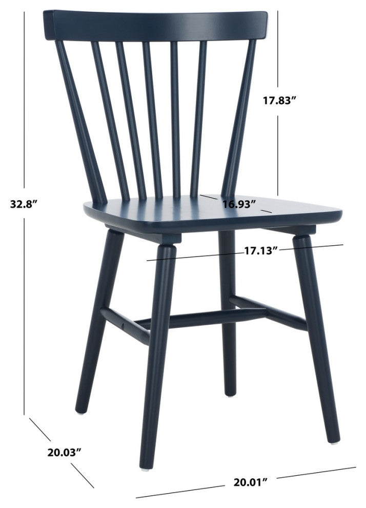 Safavieh Winona Spindle Dining Chair, Navy
