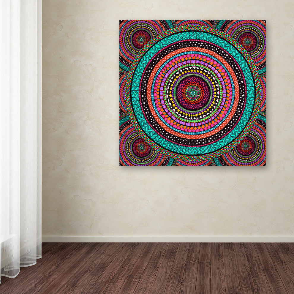 Hello Angel ''Into The Night'' Canvas Art, 35x35