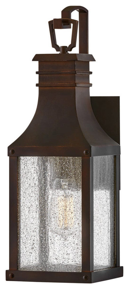 Hinkley Beacon Hill Outdoor Wall Mount, Blackened Copper, Small