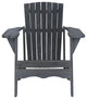 Safavieh Vista Outdoor Adirondack Chair, Ash Gray