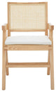 Safavieh Couture Colette Rattan Armchair, Natural