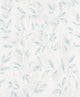 Floral Textured Wallpaper, Leaves on Concrete, Beige Gray, 1 Roll