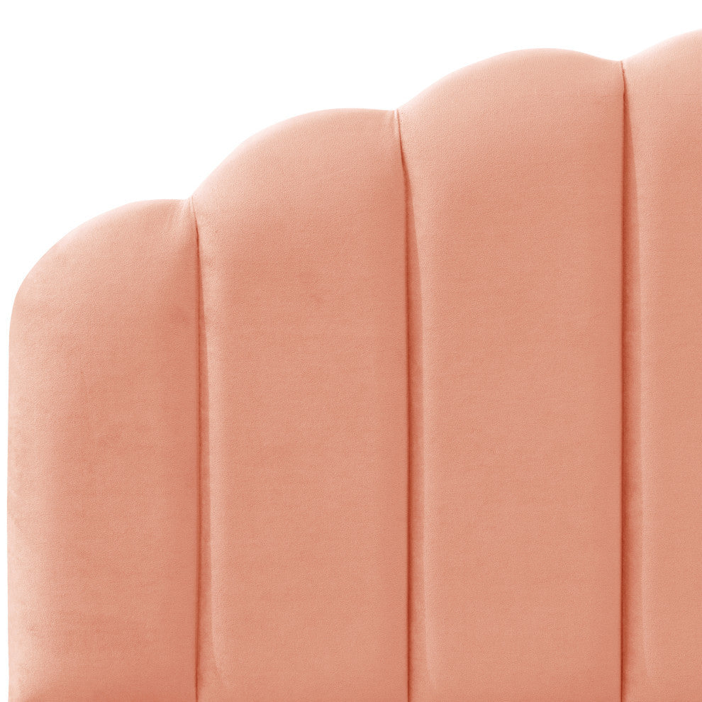 Twin Headboard, Velvet Blush