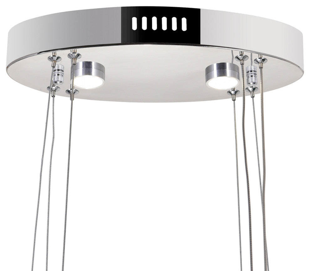 Florence LED Chandelier With Chrome Finish