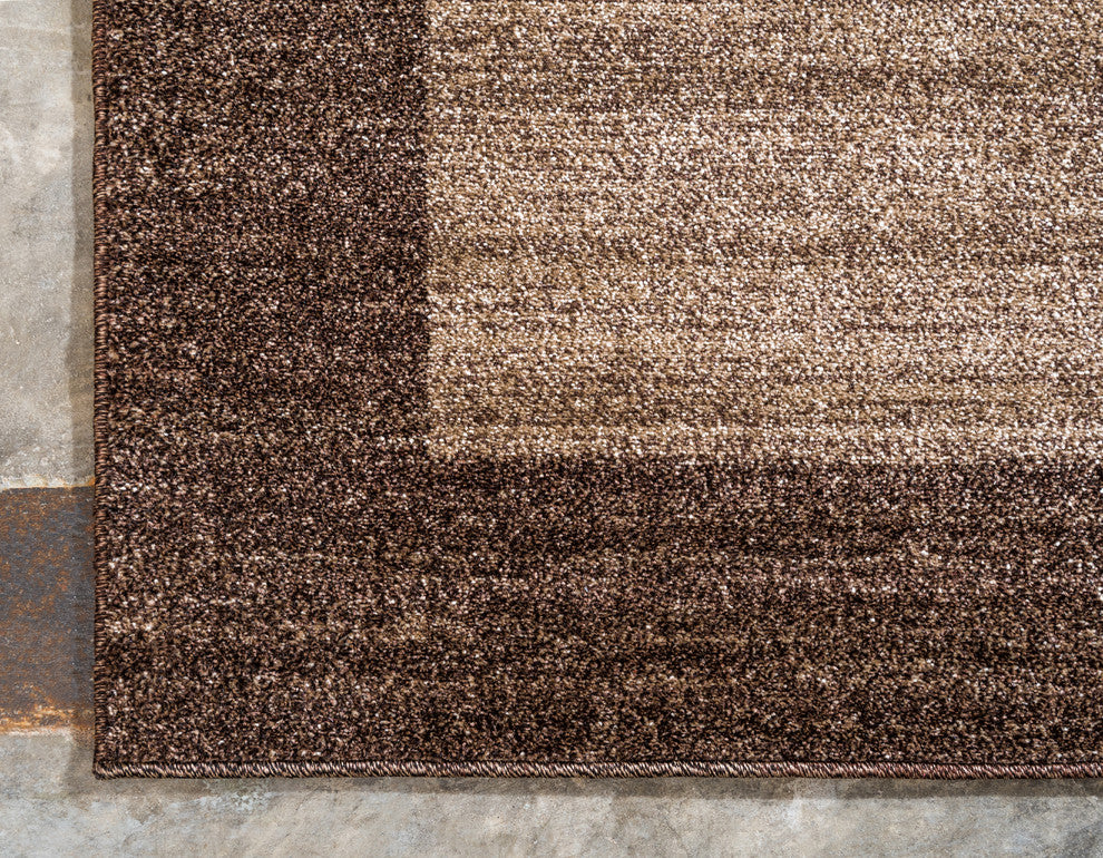 Unique Loom Light Brown Del Mar Abigail 5' 0 x 8' 0 Area Rug