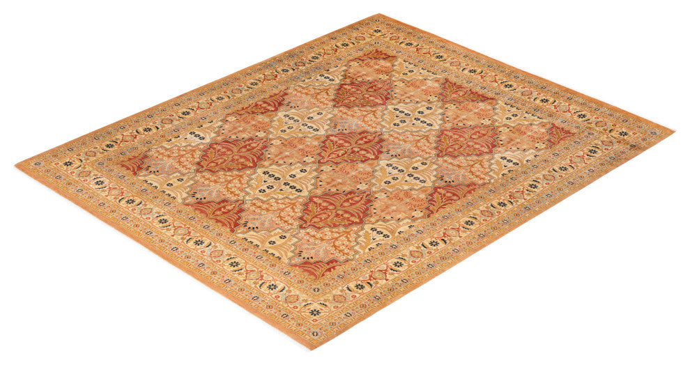 Mogul, One-of-a-Kind Hand-Knotted Area Rug  - Pink, 8' 2" x 10' 0"