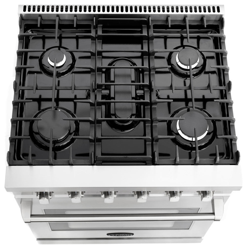 5-Piece Kitchen, 30" Gas Range and 30" Under Cabinet Range Hood