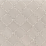 Sample of Portico Pearl Arabesque Glossy Ceramic Tile