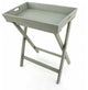 HomeRoots 15.5" x 26" x 30" Gray/Light Blue, Wooden - Serving Table