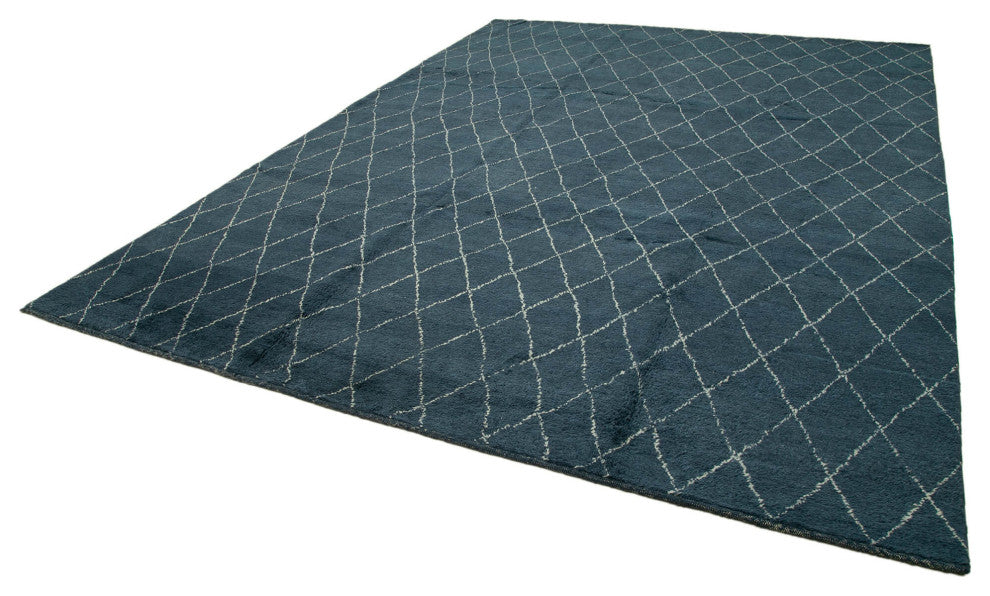 Rug N Carpet - Handmade Decorative 10' 1'' x 13' 9'' Moroccan Area Rug