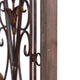Traditional Scroll Iron Design Wood Framed Wall Art With Metal, 50" H20" W
