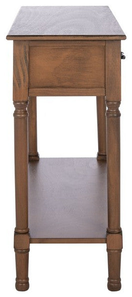 Safavieh Peyton 2 Drawer Console Table, Brown