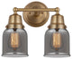 Innovations 623-2W-BB-G53 Bell 2 Light 13" Bath Vanity Light, Brushed Brass
