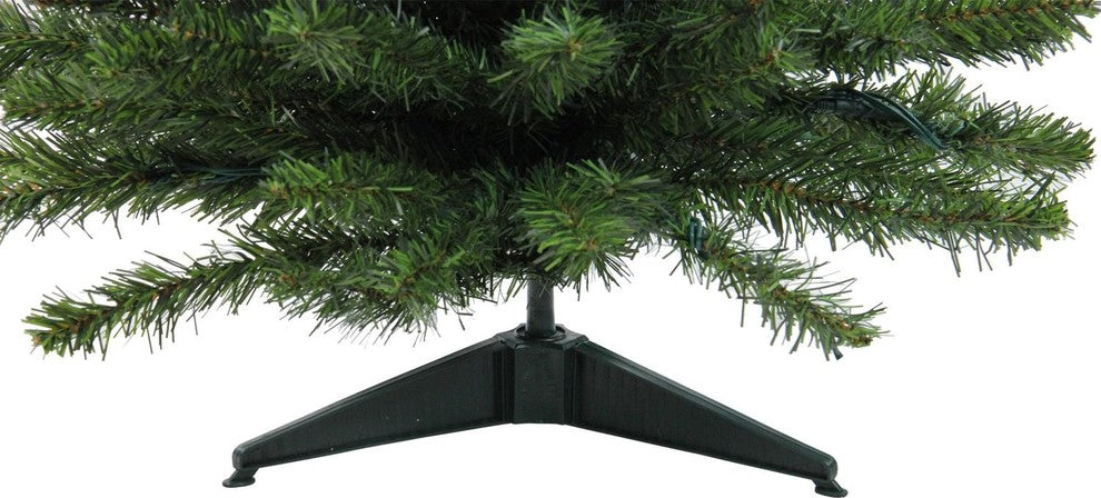 3' Pre-Lit Medium Canadian Pine Artificial Christmas Tree, Clear LED Lights