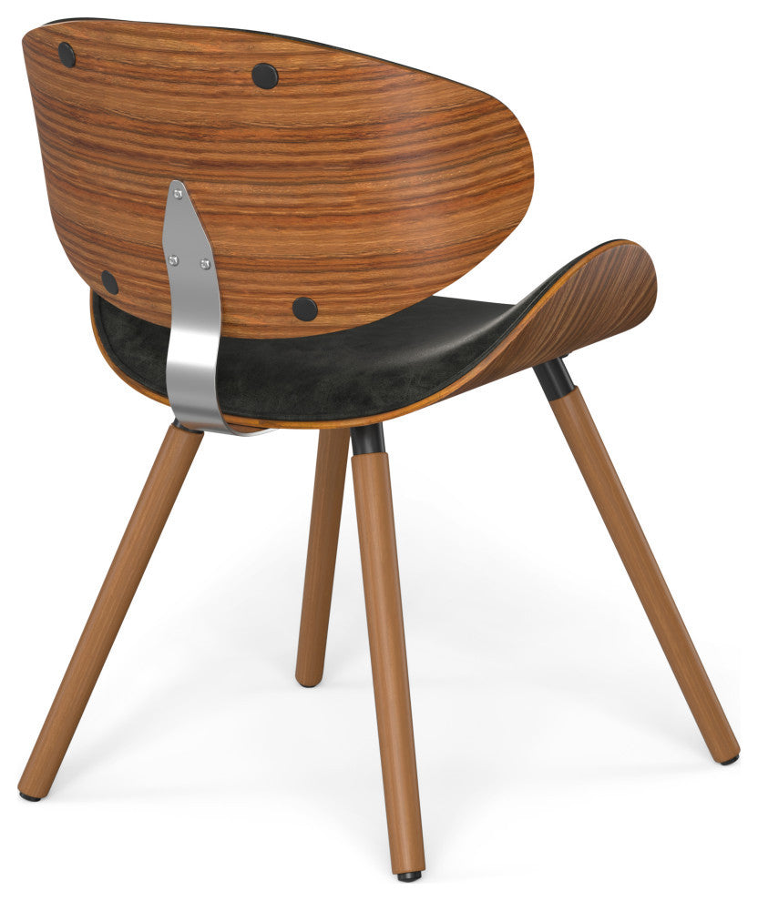 Marana Dining Chair in Slate Grey Vegan Faux Leather