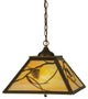 16Sq Whispering Pines Pendant