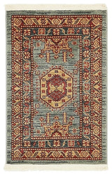 Unique Loom Light Blue Shapur Sahand 2' 2 x 3' 0 Area Rug