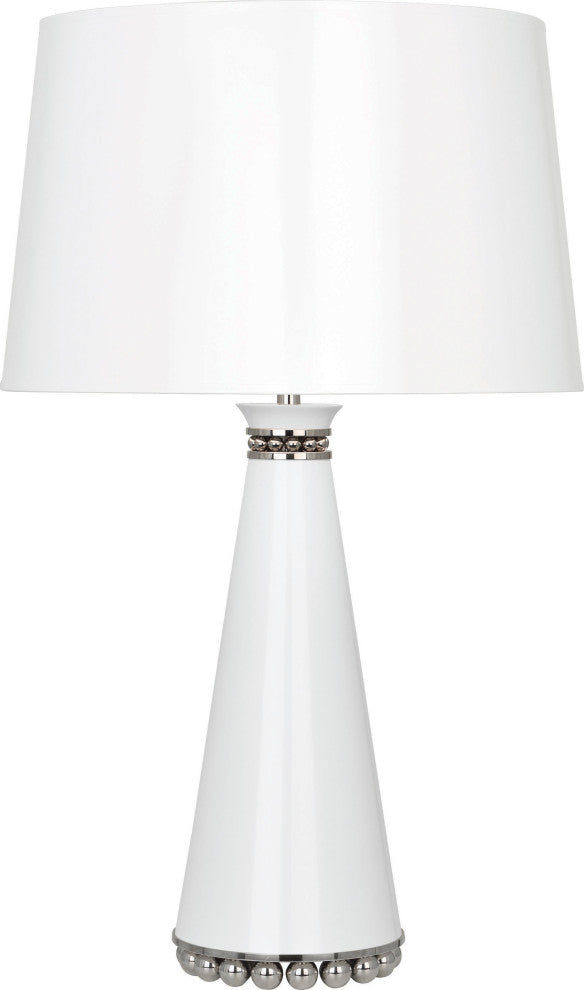 Pearl Table Lamp, Lily, Lily/Polished Nickel