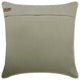 Pintucks & Textured Silver Faux Leather 26"x26" Pillow Cover, Stunning Silver