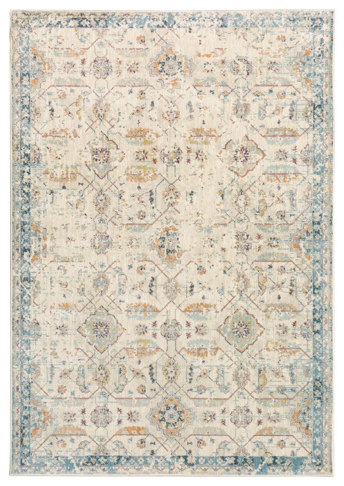 Oriental Weavers Xanadu Beige/ Blue Oriental Indoor Area Rug 7'10"X10'10"