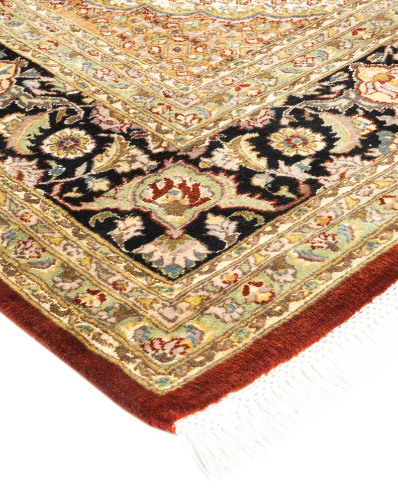Mogul, One-of-a-Kind Hand-Knotted Area Rug Orange, 8'1"x10'5"
