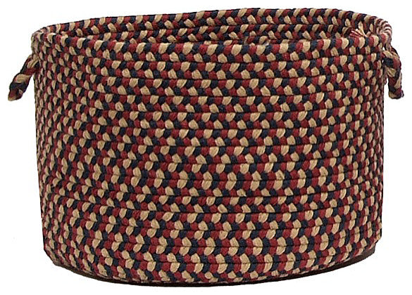 Colonial Mills Basket Brook Farm Burgundy Round