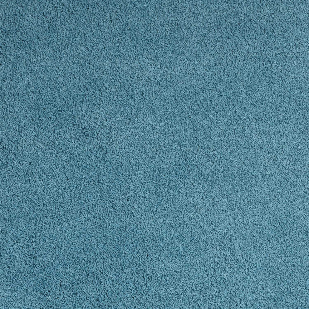 HomeRoots 10'x13' Highlighter Blue Hand Woven Indoor Shag Area Rug