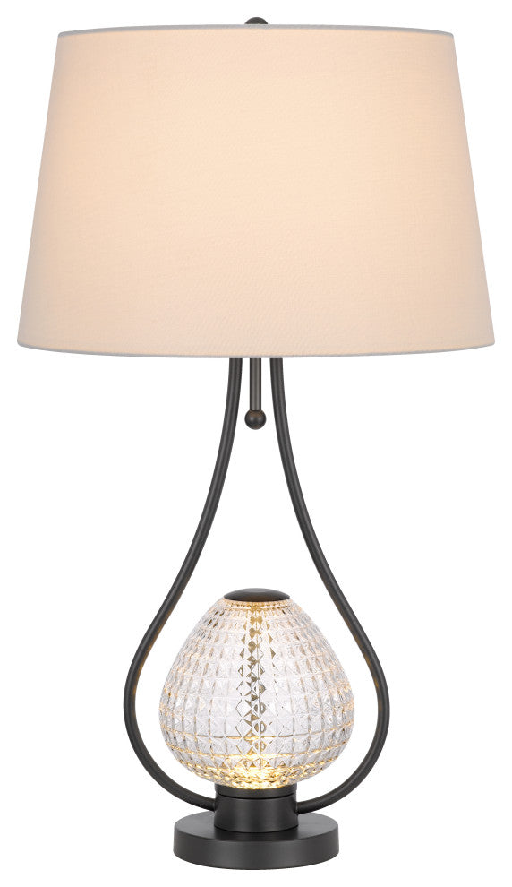 Forssa 30" Height Charcoal Black Metal Table Lamp
