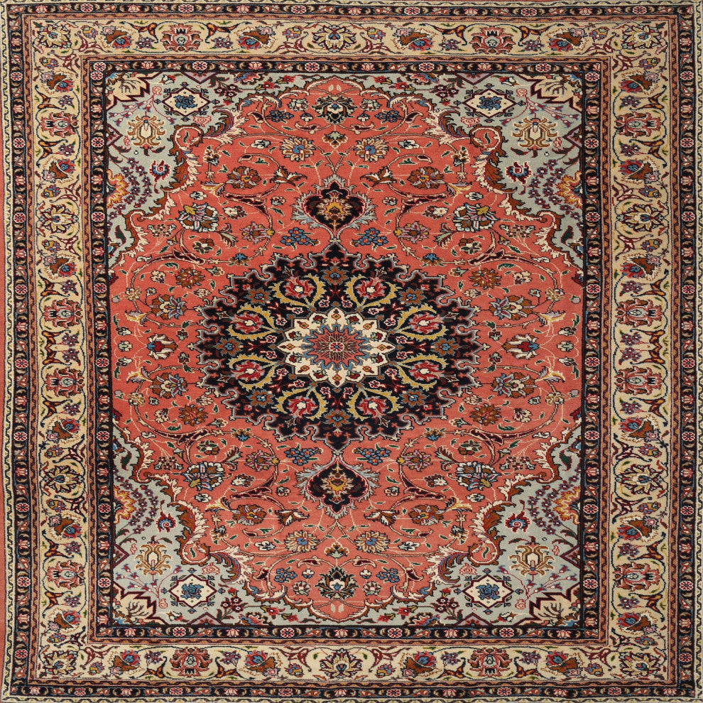 Ahgly Company Indoor Square Traditional Area Rugs, 4' Square