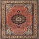 Ahgly Company Indoor Square Traditional Area Rugs, 4' Square