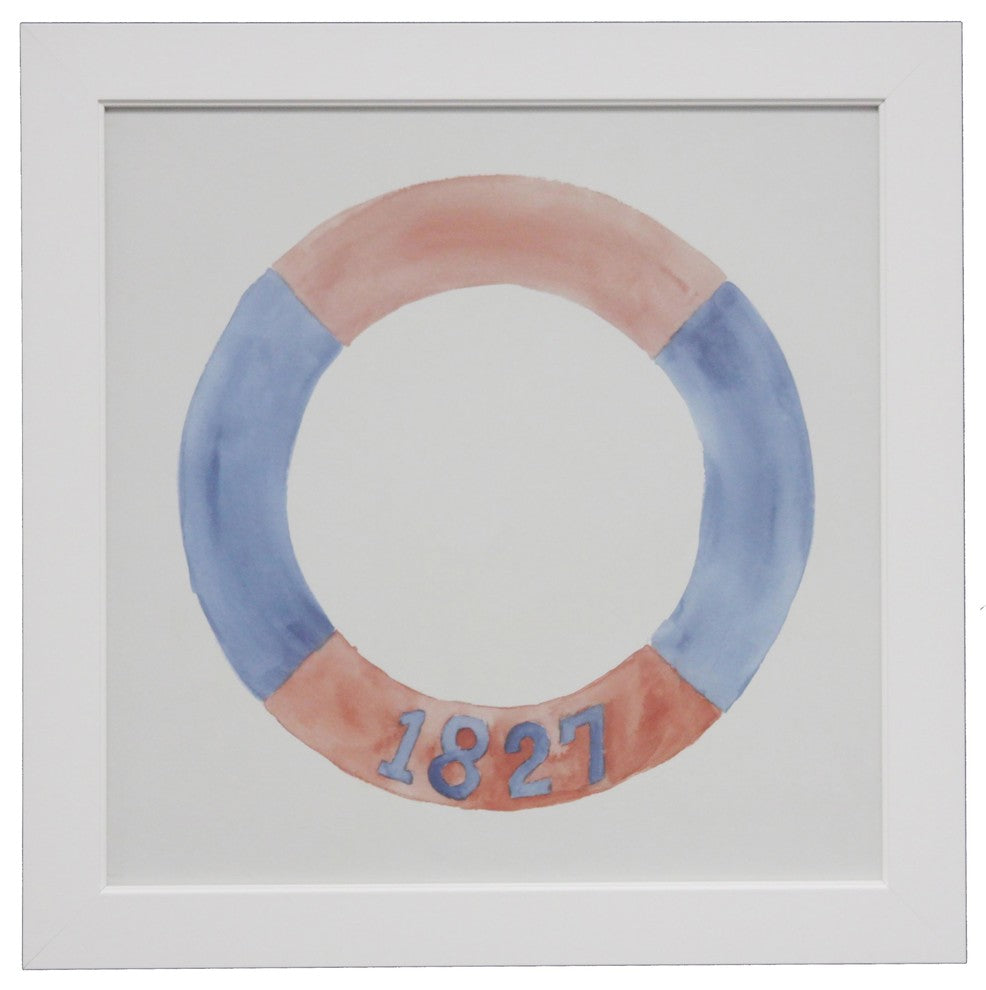 Life Preserver No. 1827, Large Flat White