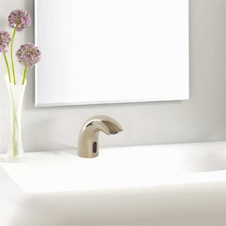 Fontana Gold Deck Mount Dual Sensor Faucet And Automatic Soap Dispenser
