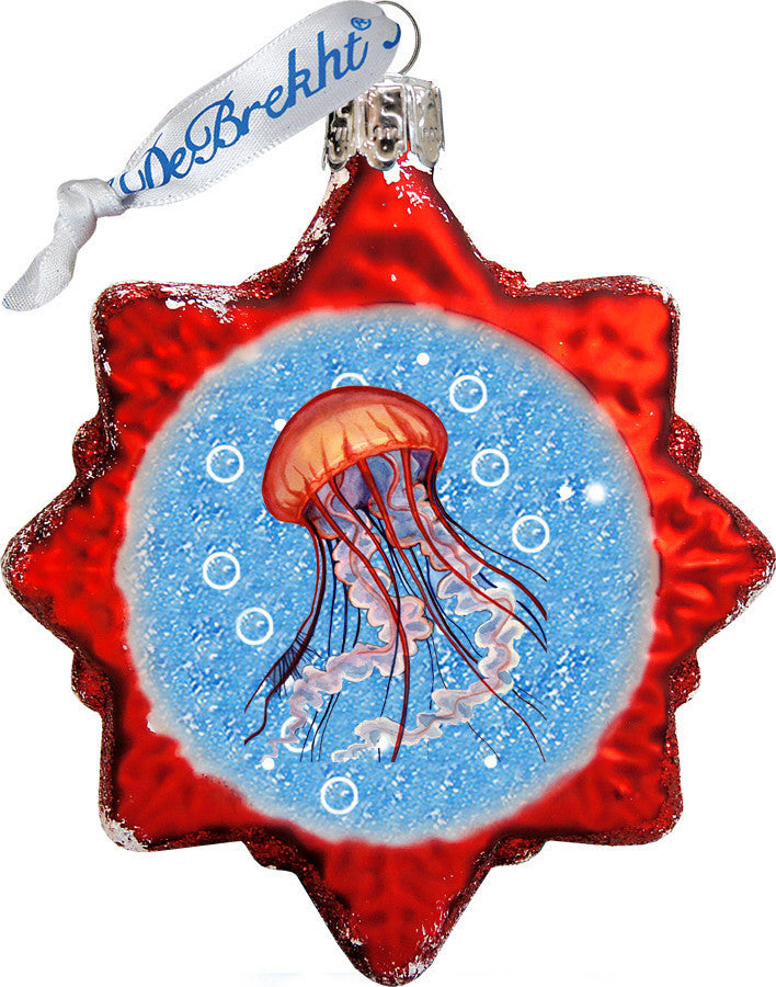 Keepsake Coastal Scenic Glass Ornament