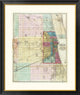"Map of Chicago and Environs, 1869"  by Rufus Blanchard, 34x40"