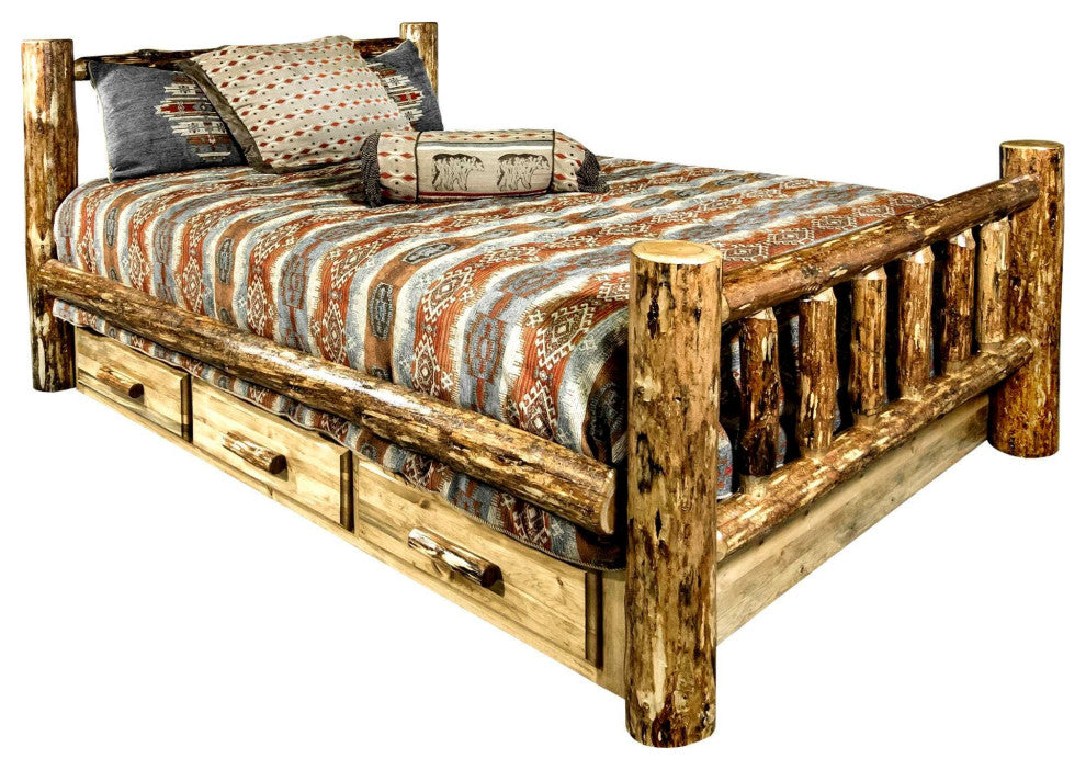 Glacier Country Collection Bed With Storage, Twin