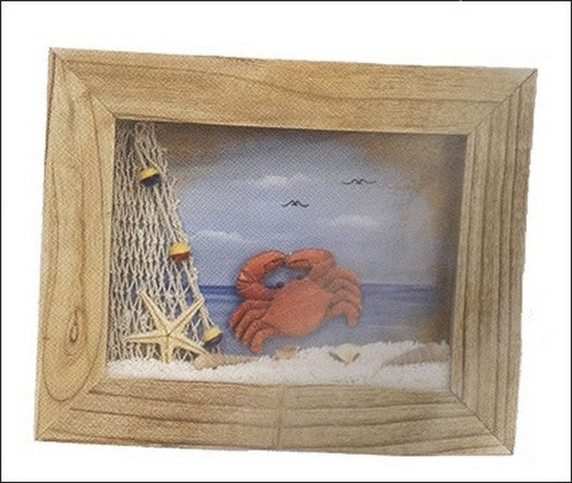 Framed Crab Wall Plaque