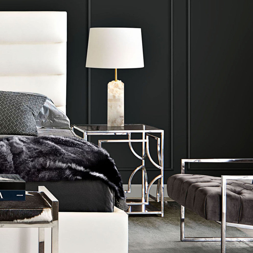Avalon End Table, Gray