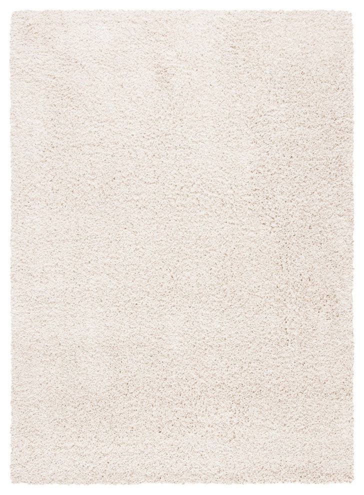 Safavieh Evolution Shag Area Rug, EVO520, Ivory, 5'3"x7'6"