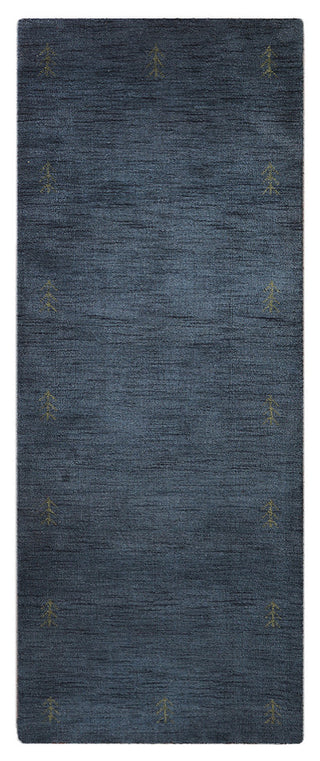 HAND KNOTTED LOOM WOOL ECO - FRIENDLY AREA RUGS - Light Blue,Contemporary
