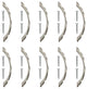 Mascot Hardware 3 in CTC  Smooth Satin Nickel Drawer Pull - Pack of 10