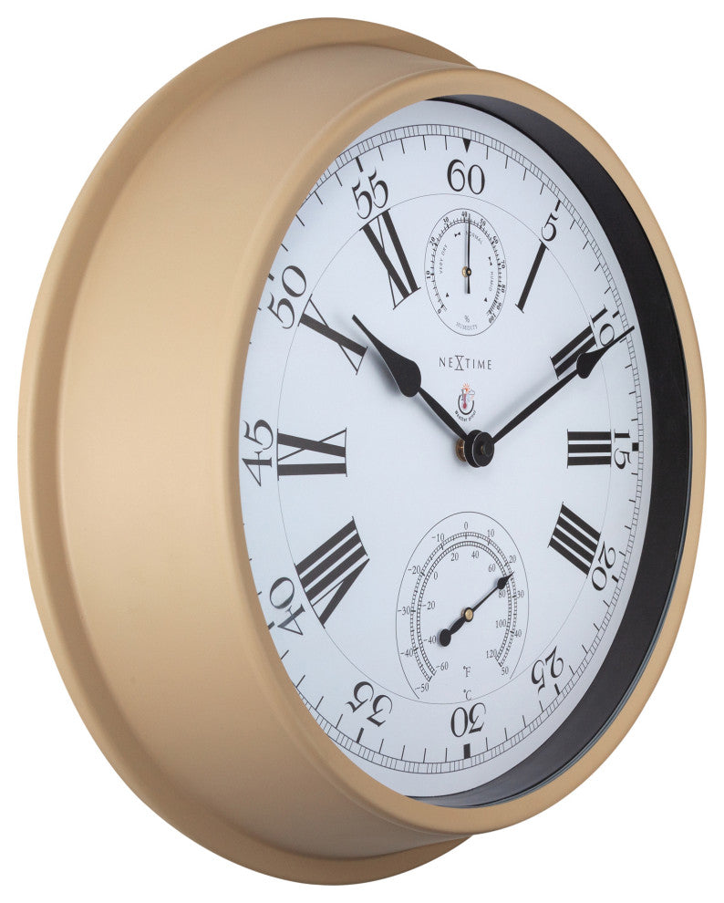 Hyacinth Outdoor Weather Station Wall Clock