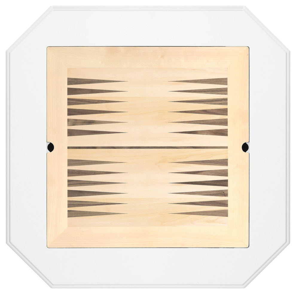 ACME Galini Game Table, White