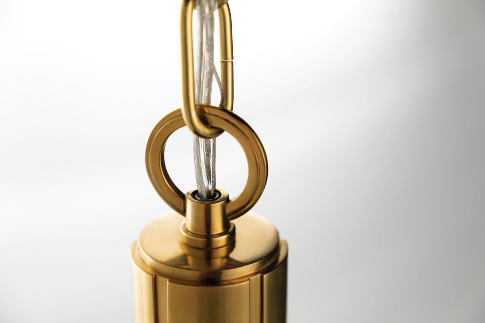 Hudson Valley Lighting 615 Lambert 1 Light 15"W Pendant - Aged Brass