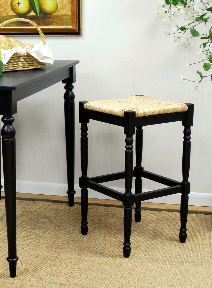 Thomasville Rta 29" Bar Stool, Antique Black